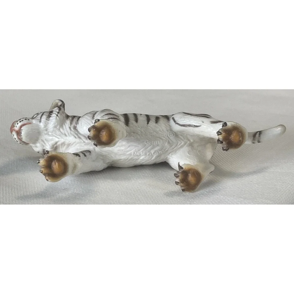 Vintage Schleich White Tiger Bengal Tiger Figurine 2003, RETIRED, Excellent Cond